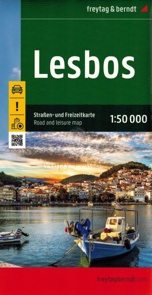 Lesbos 1:50 000. Mapa samochodowo-turystyczna. Freytag & Berndt