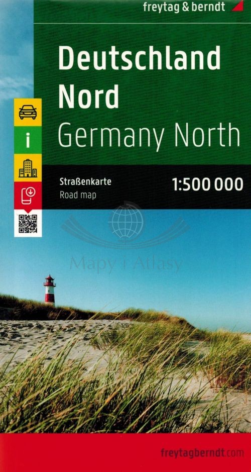 Niemcy Północne 1:500 000. Mapa samochodowa. Freytag & Berndt