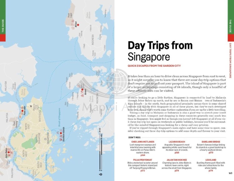 Singapur / Singapore. Przewodnik wydawnictwa Lonely Planet. Przykładowe strony 6