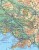 Sardynia, Sycylia i Włochy południowe. Mapa samochodowo-turystyczna wydawnictwa ITMB. Fragment 1