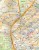 CCI20240726_0004.Słowacja i Bratysława. Wodoodporna mapa samochodowo-kolejowa wydawnictwa ITMB. Bratysława - fragment