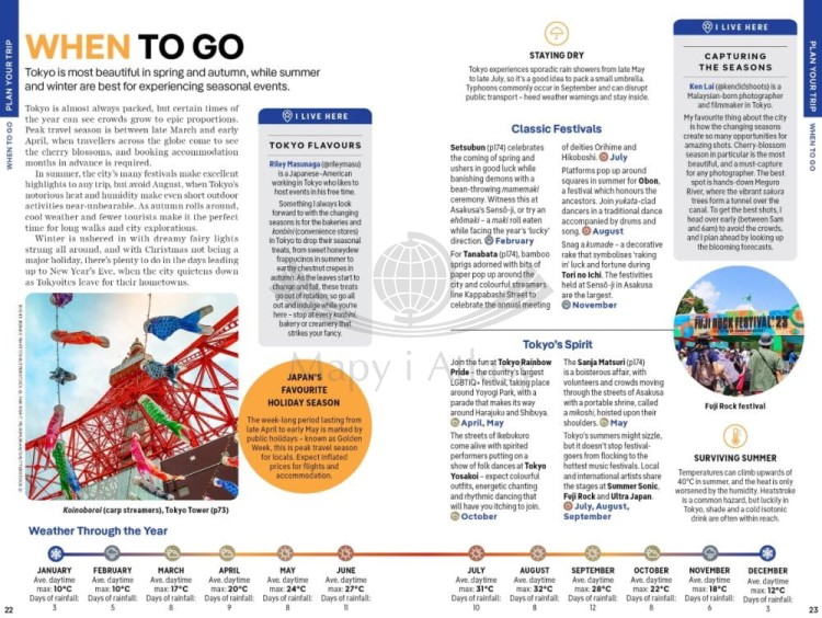 Tokio / Tokyo. Przewodnik wydawnictwa Lonely Planet. Przykładowe strony 2