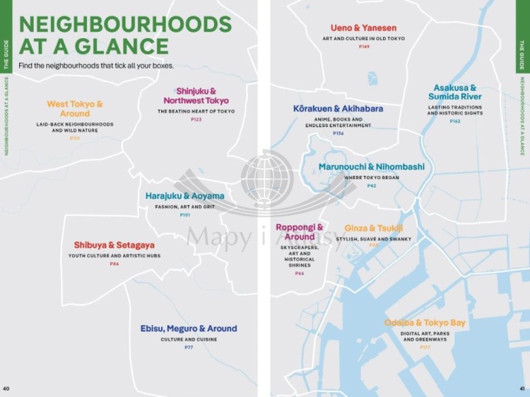 Tokio / Tokyo. Przewodnik wydawnictwa Lonely Planet. Przykładowe strony 3