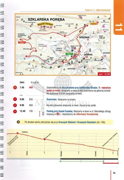 Karkonosze, Góry i Pogórze Izerskie. Przewodnik rowerowy wydawnictwa Libra. Przykładowe strony 2