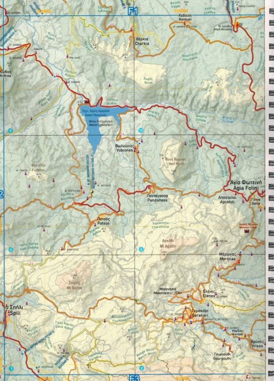 Kreta 1:50 000. Atlas samochodowo-turystyczny wydawnictwa Freytag & Berndt. Przykładowy arkusz 2