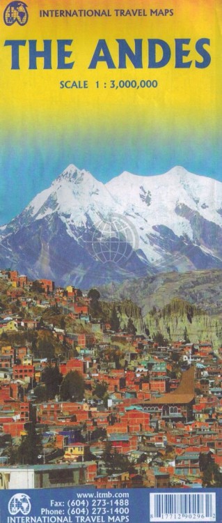 Andy. Mapa samochodowa wydawnictwa ITMB. Okładka