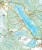 Pojezierze Olsztyńskie - część południowa. Mapa turystyczna wydawnictwa Compass. Fragment 2