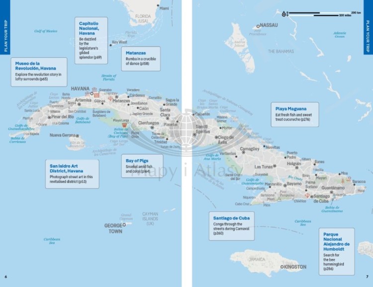 Kuba / Cuba. Przewodnik wydawnictwa Lonely Planet. Przykładowe strony 1