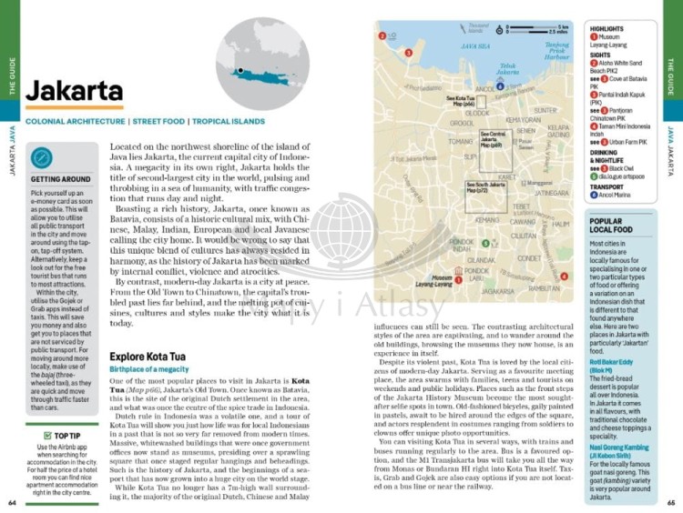 Indonezja / Indonesia. Przewodnik wydawnictwa Lonely Planet. Przykładowe strony 6