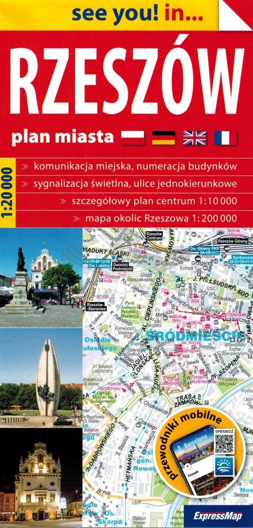 Rzeszów 1:20 000. Mapa / Plan miasta. ExpressMap