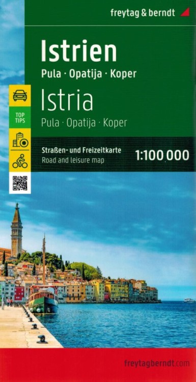 Istria. Mapa samochodowo-turystyczna / Plan miasta wydawnictwa Freytag & Berndt. Mini przewodnik - okładka