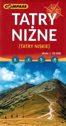 Tatry Niskie (Niżne) 1:50 000. Mapa turystyczna wydawnictwa Compass. Okładka