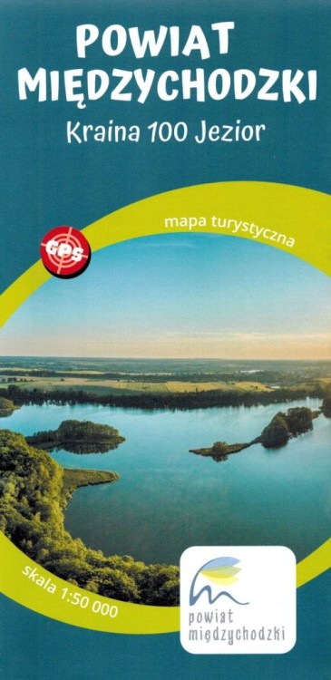 Powiat Międzychodzki 1:50 000. Mapa turystyczna wydawnictwa TopMapa. Okładka