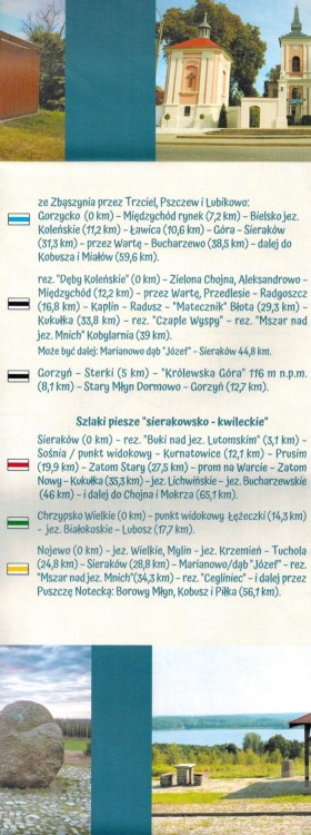Powiat Międzychodzki 1:50 000. Mapa turystyczna wydawnictwa TopMapa. Informator - fragment