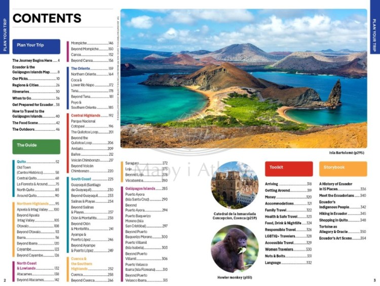Ekwador i Wyspy Galapagos. Przewodnik wydawnictwa Lonely Planet. Spis treści