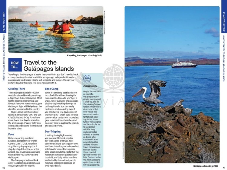 Ekwador i Wyspy Galapagos. Przewodnik wydawnictwa Lonely Planet. Przykładowe strony 5