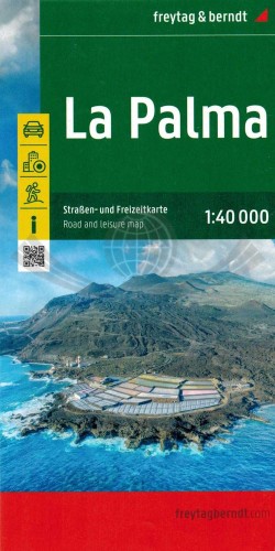 La Palma. Mapa samochodowo-turystyczna wydawnictwa  Freytag & Berndt. Okładka