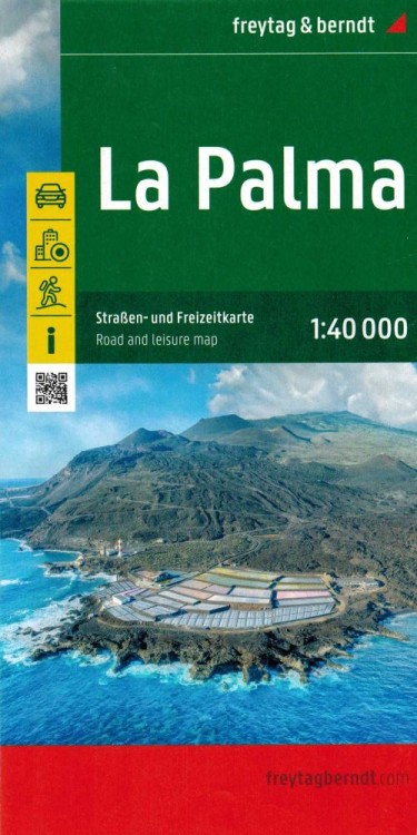 La Palma. Mapa samochodowo-turystyczna wydawnictwa  Freytag & Berndt. Okładka