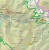 Bieszczady 1:50 000. Mapa ścienna turystyczna. Fragment 3