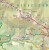 Bieszczady 1:50 000. Mapa ścienna turystyczna w wersji do wpinania. Fragment 2