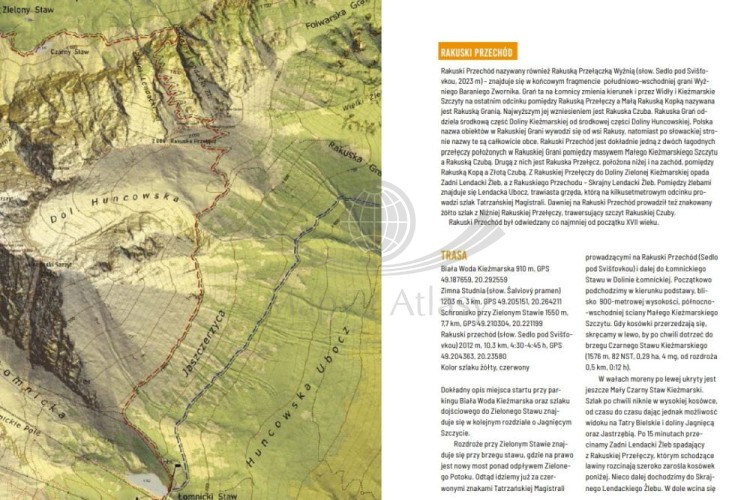 Żelazne percie Tatr. Od Siwego Wierchu po Jagnięcy Szczyt. Przewodnik trekking & hiking wydawnictwa Bezdroża. Przykładowe strony 2