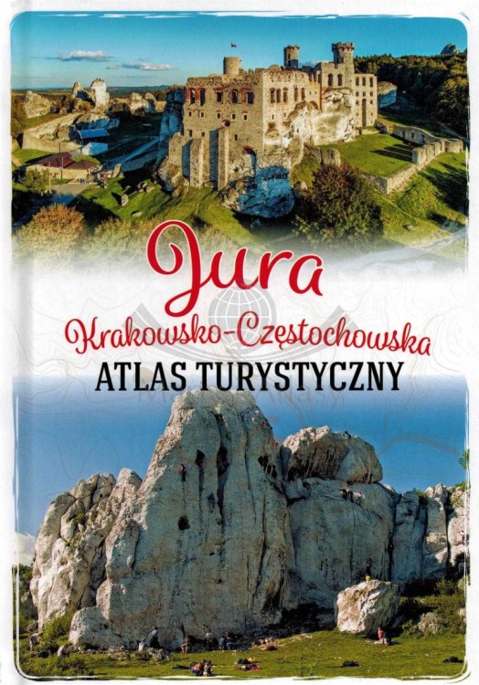 Jura Krakowsko-Częstochowska. Atlas turystyczny wydawnictwa SBM. Okładka