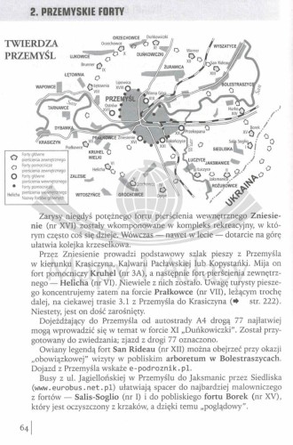 Pogórze Przemyskie. Przewodnik wydawnictwa Rewasz. Przykładowa strona 1