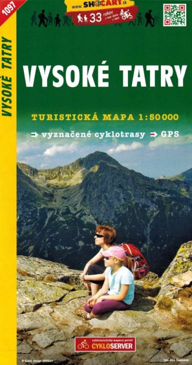 Tatry Wysokie. Mapa turystyczna 1097 wydawnictwa Shocart. Okładka