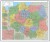 Polska 1:500 000. Mapa administracyjna. Kody pocztowe. Wersja do wpinania wydawnictwa ArtGlob.