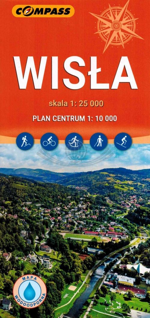 Wisła 1:25 000. Laminowana mapa turystyczna / plan miasta. Compass