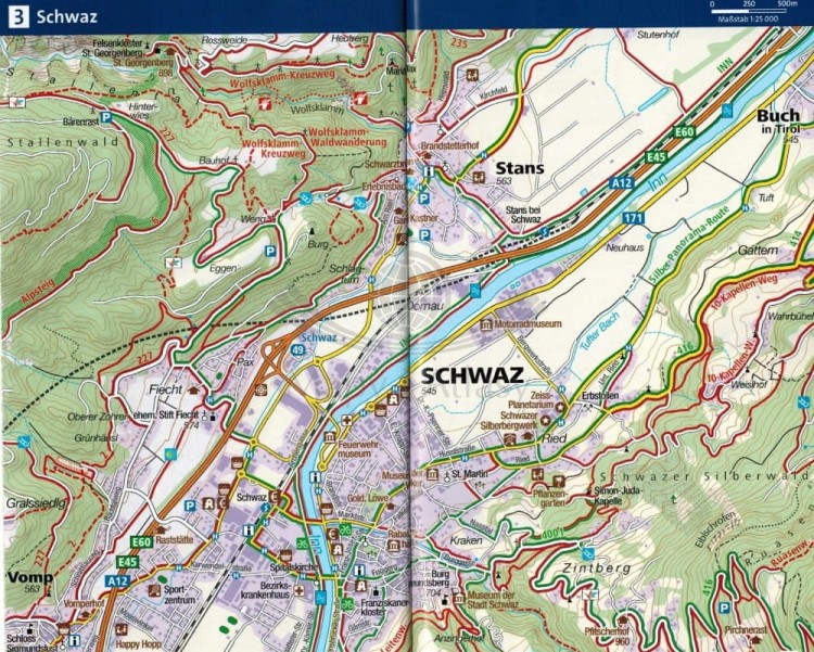 Karwendelgebirge. Wodoodporna mapa turystyczna wydawnictwa Kompass. Informator - strona przykładowa 2