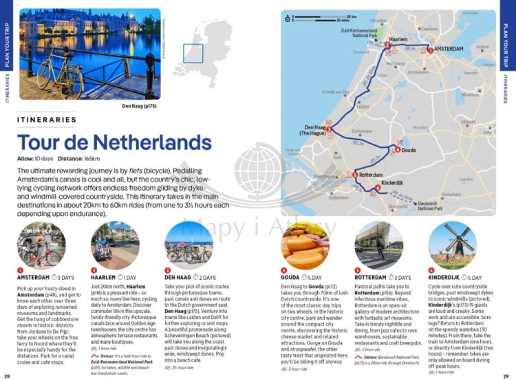 Holandia / The Netherlands. Przewodnik wydawnictwa Lonely Planet. Przykładowe strony 2