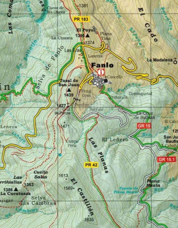 Park Narodowy Posets Maladeta 1:25 000. Zestaw dwóch map samochodowo-turystycznych wydawnictwa Editorial Alpina. Mapa 1 - fragment 2