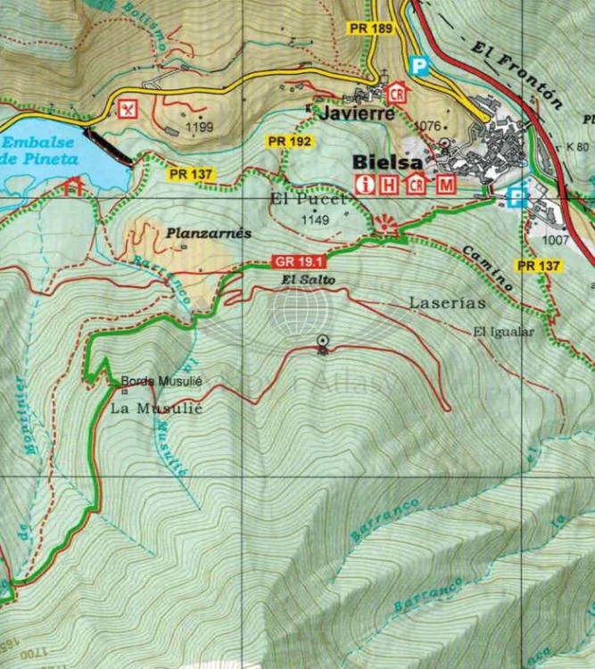 Park Narodowy Posets Maladeta 1:25 000. Zestaw dwóch map samochodowo-turystycznych wydawnictwa Editorial Alpina. Mapa 2 - fragment 2