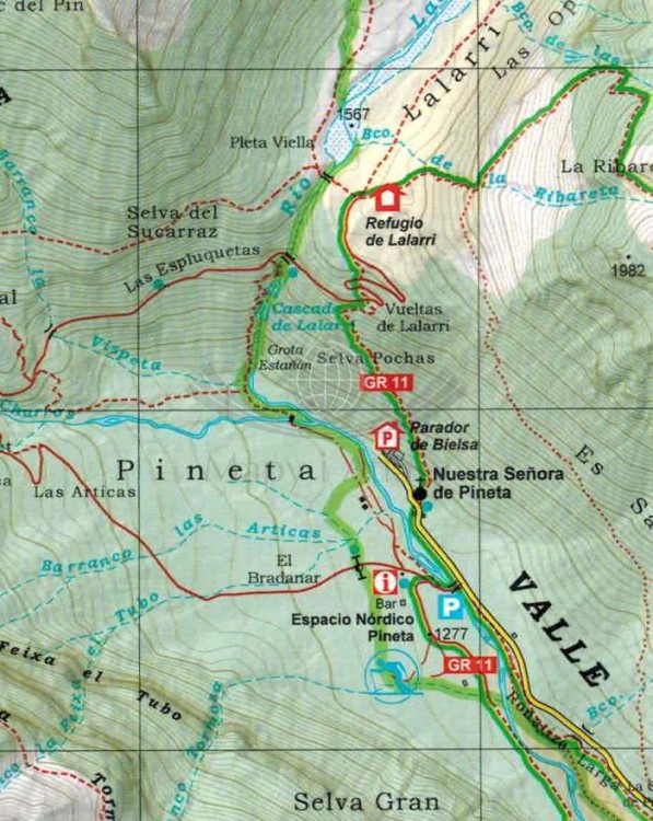 Park Narodowy Posets Maladeta 1:25 000. Zestaw dwóch map samochodowo-turystycznych wydawnictwa Editorial Alpina. Mapa 2 - fragment 3