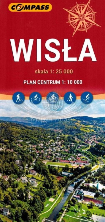 Wisła 1:25 000. Plan miasta / Mapa turystyczna wydawnictwa Compass. Okładka