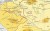 Polska pierwszych Piastów. Mapa ścienna. Wersja STRONG. Fragment