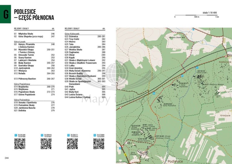 Jura północna. Przewodnik wspinaczkowy. Przykładowe strony 2