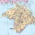 Ukraina 1:1 000 000. Mapa kodowa w ramie drewnianej. Fragment 1