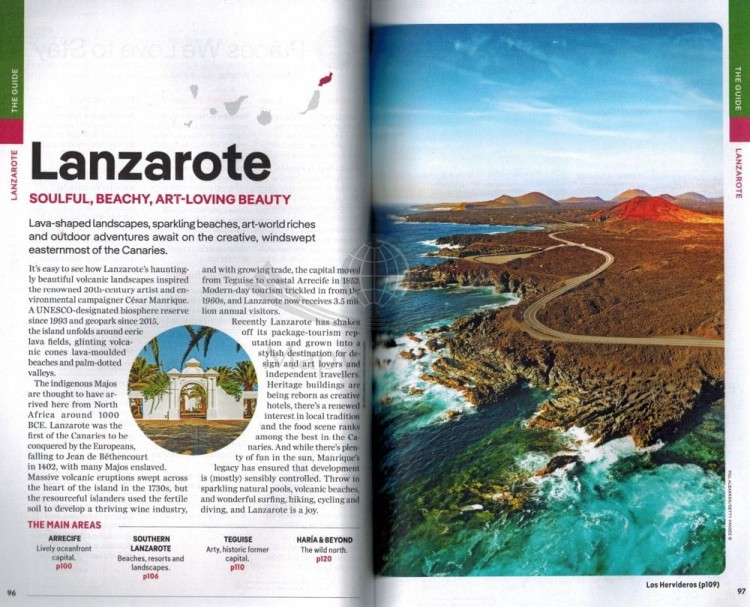 Wyspy Kanaryjskie / Canary Islands. Przewodnik wydawnictwa Lonely Planet. Przykładowe strony 5