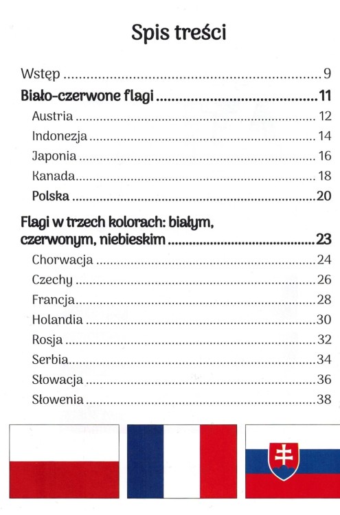 Flagi świata. Atlas. Spis treści 1