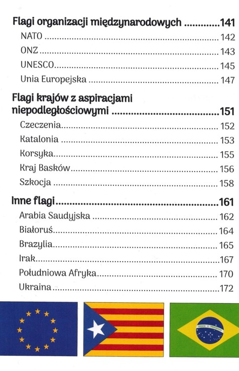 Flagi świata. Atlas. Spis treści 5