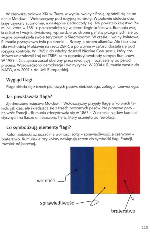Flagi świata. Atlas. Przykładowa strona 2