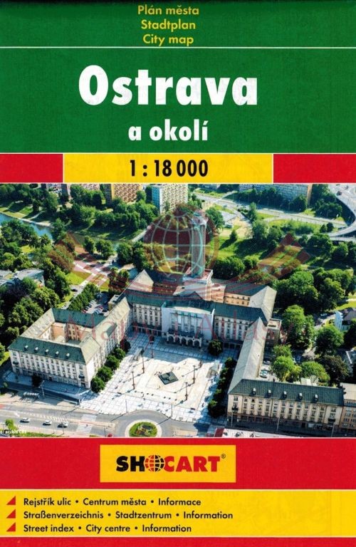 Ostrawa i okolice / Ostrava a okoli. Mapa / Plan miasta. Wyd. 2025. Shocart