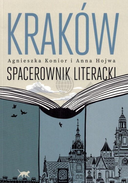 Kraków. Spacerownik literacki. Przewodnik wydawnictwa Bezdroża. Okładka