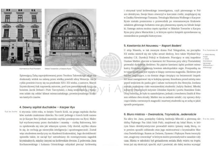 Kraków. Spacerownik literacki. Przewodnik wydawnictwa Bezdroża. Przykładowe strony 3
