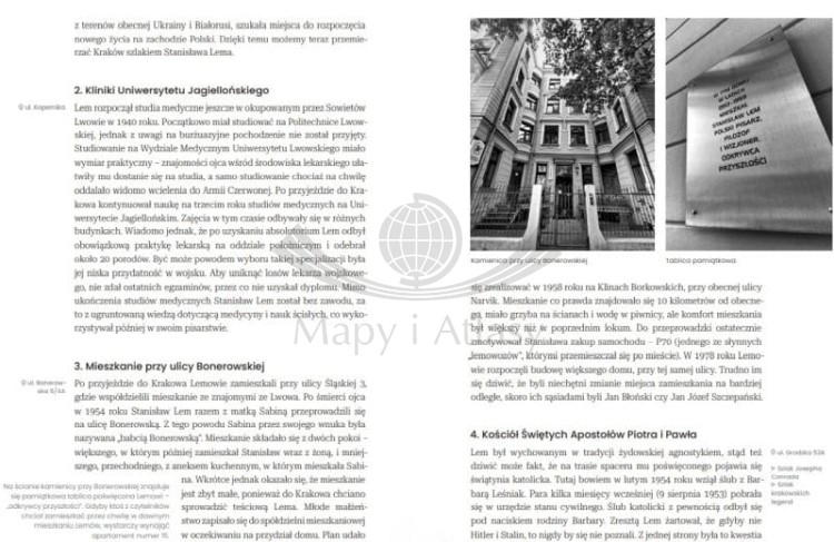 Kraków. Spacerownik literacki. Przewodnik wydawnictwa Bezdroża. Przykładowe strony 5