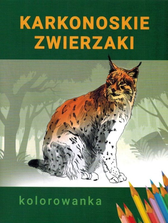Karkonoskie zwierzaki. Kolorowanka dla dzieci. Okładka