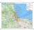 Okolice Gdańska 1:100 000. Mapa ścienna administracyjno-drogowa