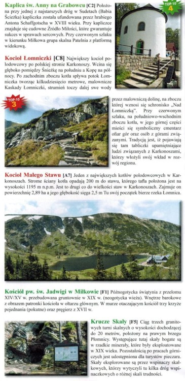 Karpacz i okolice 1:12 500. Laminowana mapa turystyczna / Plan miasta wydawnictwa Galileos. Informator